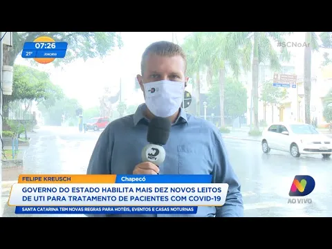 Oeste: Dez novos leitos de UTI vão auxiliar no tratamento de pacientes com a Covid-19 em Videira