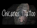 Gangster sleeve tattoo Chicanos style