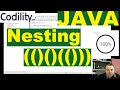 Codility Nesting solution