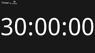 30 Hour Countdown Timer