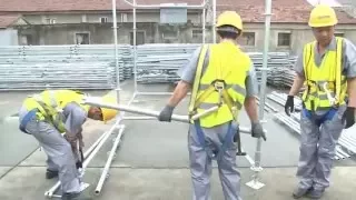 Ringlock allround system scaffolding erection and disassembly guidance--