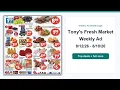 Tony s Fresh Market Weekly Ad 26 - 26 Best Deals