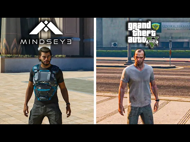 MindsEye vs GTA 5 - Physics and Details Comparison