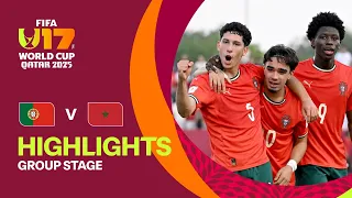 Portugal Vs Morocco Highlights FIFA U 17 World Cup Qatar 2025 