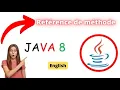 Java 8 - method references English