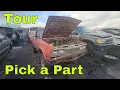 PICK your PART Wrecking yard Fun tour Rialto CA