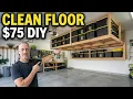 DIY Hanging Garage Shelves - Garage Storage Ideas