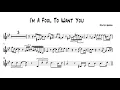 Dexter Gordon - I’m A Fool To Want You - Full solo Transcription to order in description-Play- Along