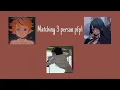 Matching 3 person anime pfp