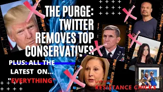 The PURGE From Twitter Sidney Powel Gen Flynn Tracy Beanz Bongino MORE 2021