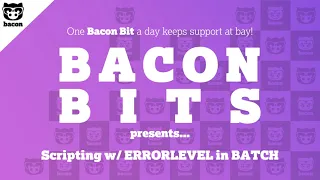 Scripting with ERRORLEVEL in DOS
