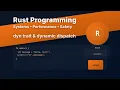 Rust dyn trait Dynamic Dispatch