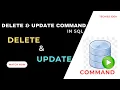 UPDATE DELETE COMMAND IN SQL DEVELOPER IN HINDI