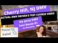 ACTUAL TEST ROUTE Cherry Hill NJ DMV Behind The Wheel Drivers Training New Jersey Driving Course