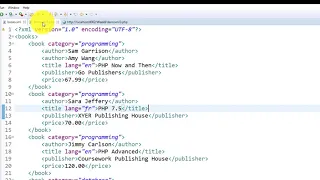 PHP and XML Read XML Element Attribute Value Tutorial 3