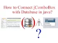 How to Connect jComboBox with Database in java With Source Code