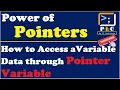 C programming Part 83 Pointer Example Access Variable through Pointer Value at Address Operator
