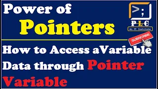 C programming Part 83 Pointer Example Access Variable through Pointer Value at Address Operator