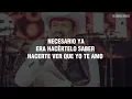 Cardenales De Nuevo León - Necesito Decirtelo (LETRA)