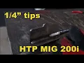Welding with the MIG 200i