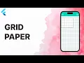 Grid Paper Flutter Tutorial Flutter Widget of the Week Coding Journey 2023