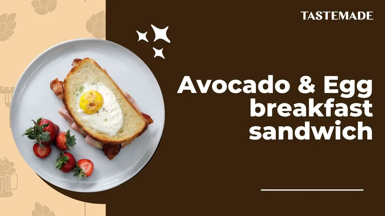Quick and delicious avocado and egg breakfast sandwich [Easy Recipe]
