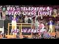 Download Lagu BTS - fancam - Telepathy \u0026 Outro: Wings - Permission to Dance Las Vegas D3