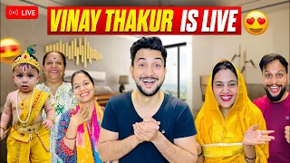 Vinay Thakur is live😍 Janmashtami Special❤️