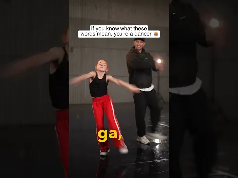 Dancers have their own language 😂