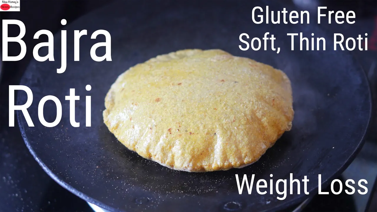 Bajra Roti - Tips To Make Soft & Thin Masala Bajra Roti Recipe - Gluten Free Roti   Skinny Recipes