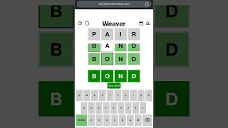 Weaver - Word Ladder Game
