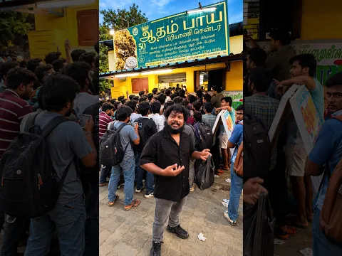 💥🤯5மணிக்கு  இவளோ கூடமா கூட்டமா..⁉️💢 #shorts Poondhamalle  Adham bhai Biriyani