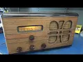 1948 General Electric GE Model E-62 Vintage AM Shortwave tube radio repair Looked restored Nope