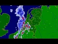 Buienradar timelapse onweer 20 juni 2023 Onweer na lange droogte