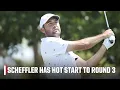 Scottie Scheffler shoots a 31 on the front 9 in Round 3 2026 Masters