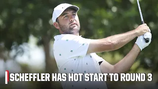 Scottie Scheffler shoots a 31 on the front 9 in Round 3 2026 Masters