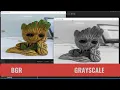 8 BGR to Grayscale color format conversion using Open CV and Python