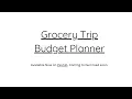 Grocery Shopping on a Budget This Planner Changes Everything