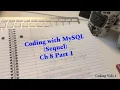 coding shenanigans 1 0 ch 8 part 1 learn sql with me