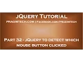 jQuery to detect which mouse button clicked