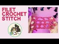 Filet Crochet Stitch Crochet for Beginners