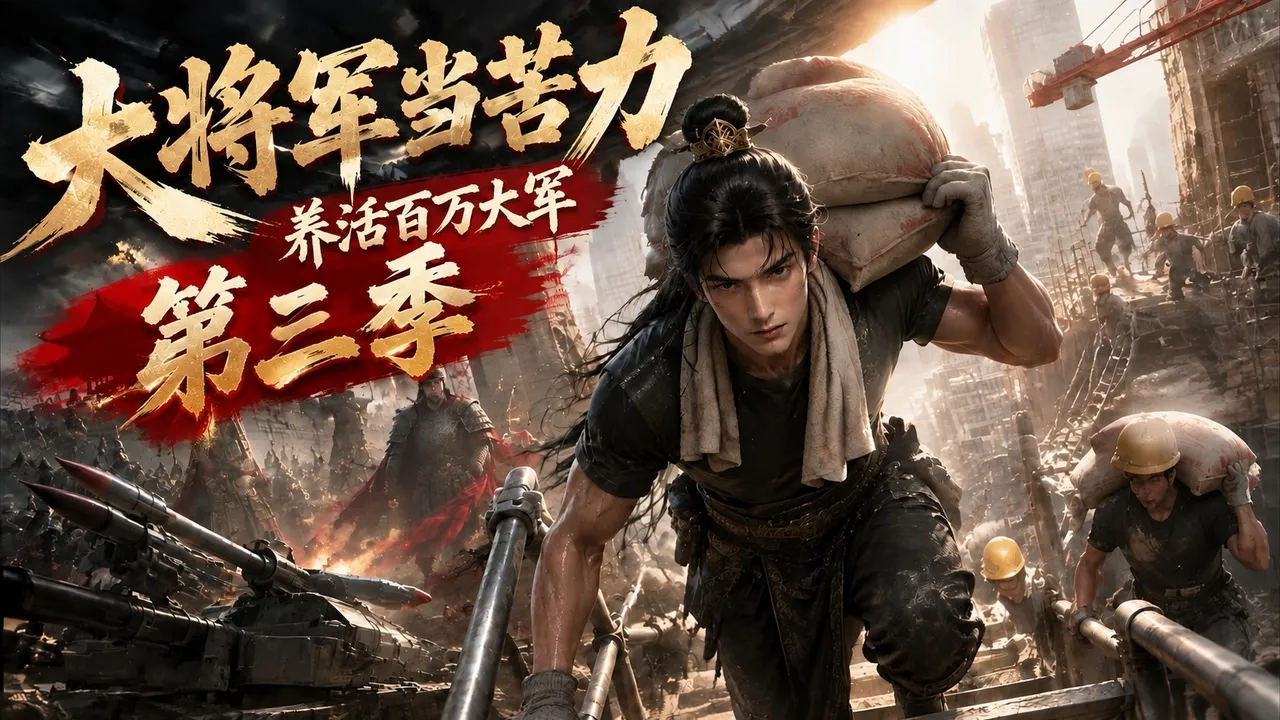 第三季 古代大将军弹尽粮绝,意外从茅房穿越到现代都市打工养团队 漫剧