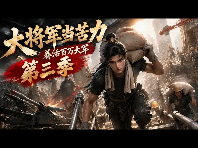 第三季 古代大将军弹尽粮绝,意外从茅房穿越到现代都市打工养团队 漫剧