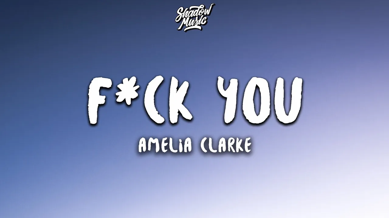 Lily Allen - F*ck You (Lyrics) (Amelia Clarke Cover)