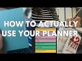 How to Use a Planner Plan Your Week First Full Focus Planner