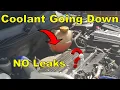 Is YOUR Coolant Going Down But NO Leak | Bad radiator CAP Signs | #Shorts