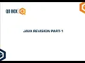 JAVA REVISION PART - 1 QO-BOX