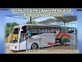 Lagu PT PUTRA PELANGI PERKASA JET BUS 5 SINGLE GLASS KACA SAMPING SUDAH TERPASANG ,, GASS POOL OM AEP..!!