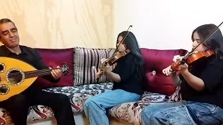 رقصة أطلس المغربية للموسيقار الراحل عبد القادر الراشدي عزف طبله حسام أبو فخر عزف رق عمران الجبر دندنها