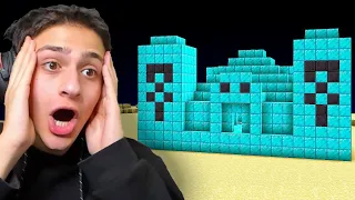 ماين كرافت كل شي اتحول الى دايموند MINECRAFT 